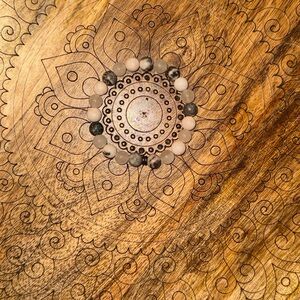 Zebra Jasper and Quartz